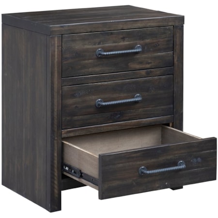 3-Drawer Nightstand