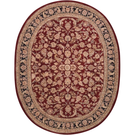 7'6" x 9'6" Oval  Rug