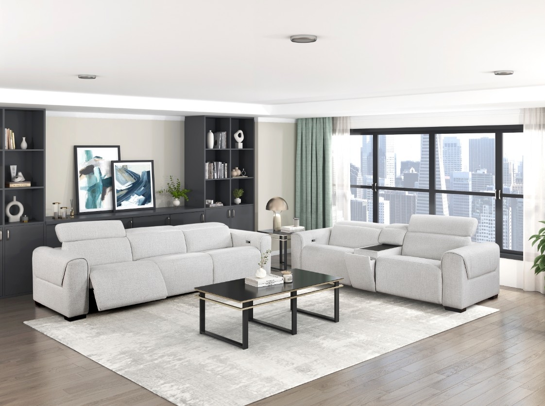 Homelegance McPherson 3-Piece Power Reclining Loveseat