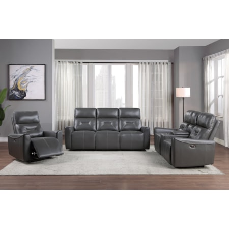 Double Power Reclining Sofa