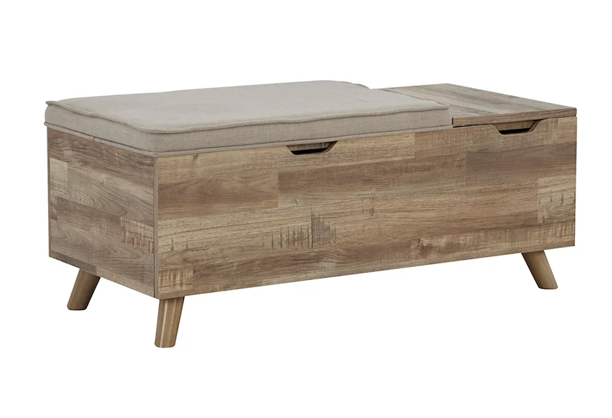 Gerdanet Storage Bench by Signature Design by Ashley at Z & R Furniture