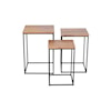 Jofran Global Archive Brody Nesting Tables - 3 Piece Set