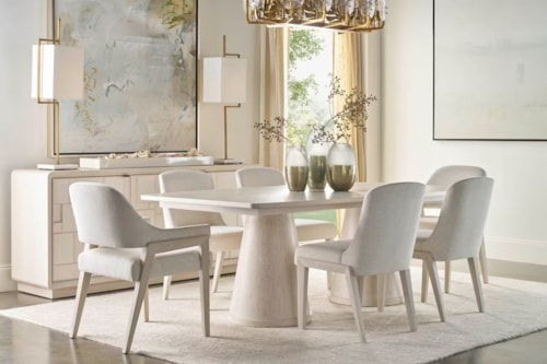 Casual Coastal 7-pc. Extension Dining Set with Upholstered Chairs