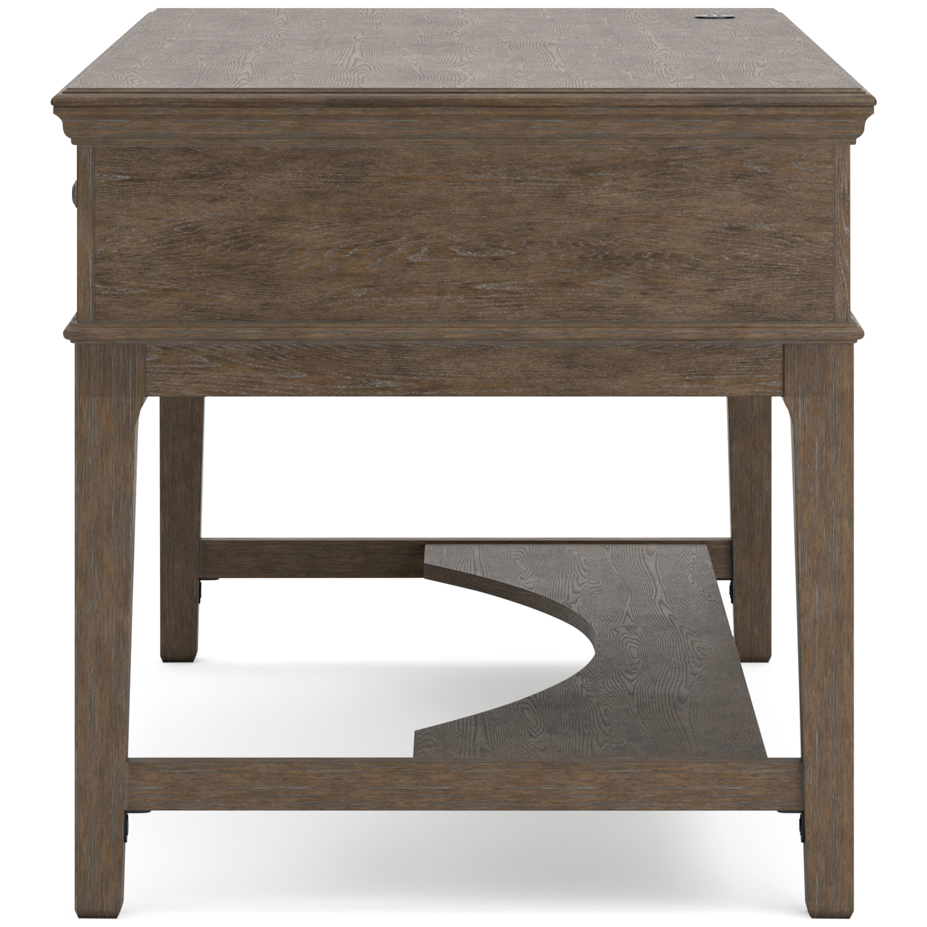 Ashley Signature Design Janismore H77626 Home Office Storage Leg Desk