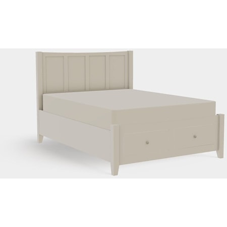 Atwood Queen Panel Bed with Footboard Storage