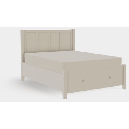 Atwood Queen Footboard Storage Panel Bed