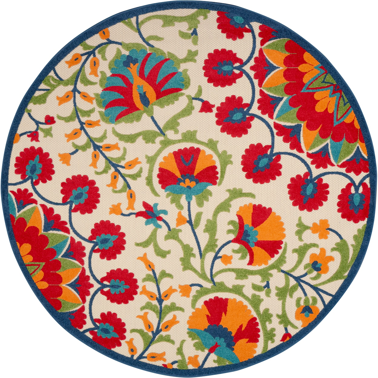 Nourison Aloha 7'10" Round  Rug