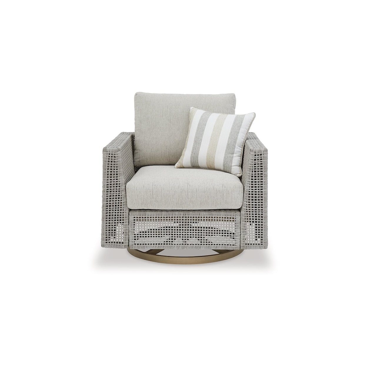 StyleLine Seton Creek Outdoor Swivel Lounge with Cushion