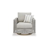 Signature Design Seton Creek Outdoor Swivel Lounge with Cushion