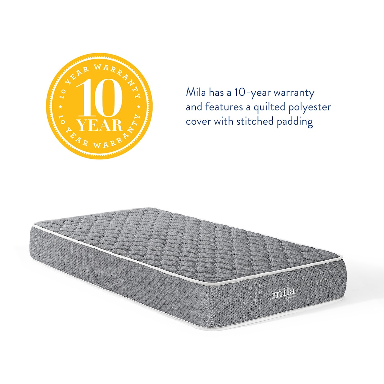 Modway Mila 10" Twin Mattress