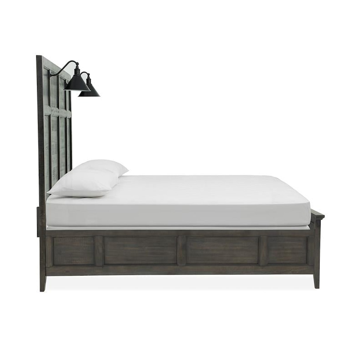 Magnussen Home Westley Falls Bedroom King Lamp Panel Bed