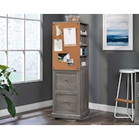 Contemporary 2-Drawer Craft Tower with Swivel Base