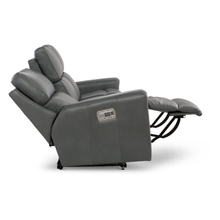 Power Reclining Loveseat w/ Headrest &amp; Cons