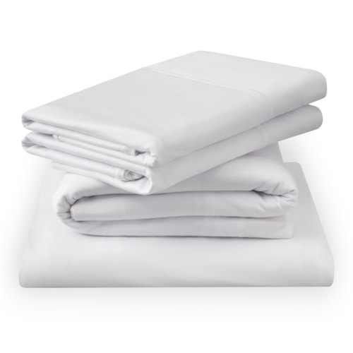 Queen Tempur Breeze Cooling Sheet Set White Linens