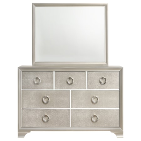 7-drawer Dresser w/ Mirror