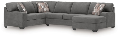 3-Piece Sleeper Sectional With Chaise