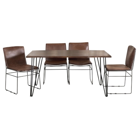 5-piece Dining Table Set