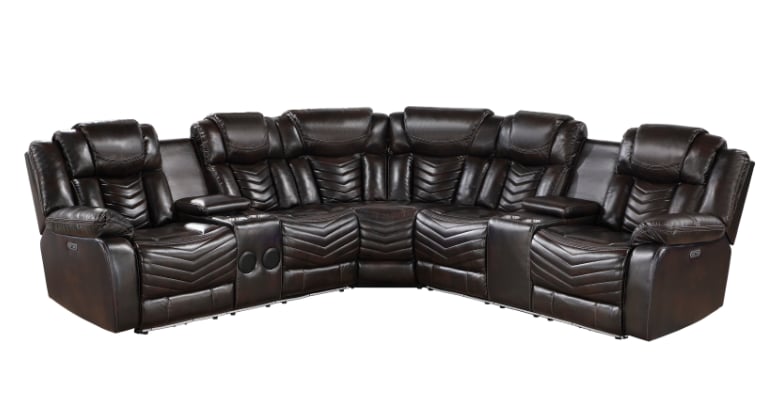 3-Piece Reclining Sofa Sectional