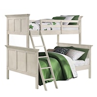 Transitional Twin Over Full Bunk Bed