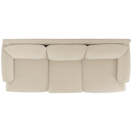 Violino 1345011 White Leather Sofa, Dunk & Bright Furniture