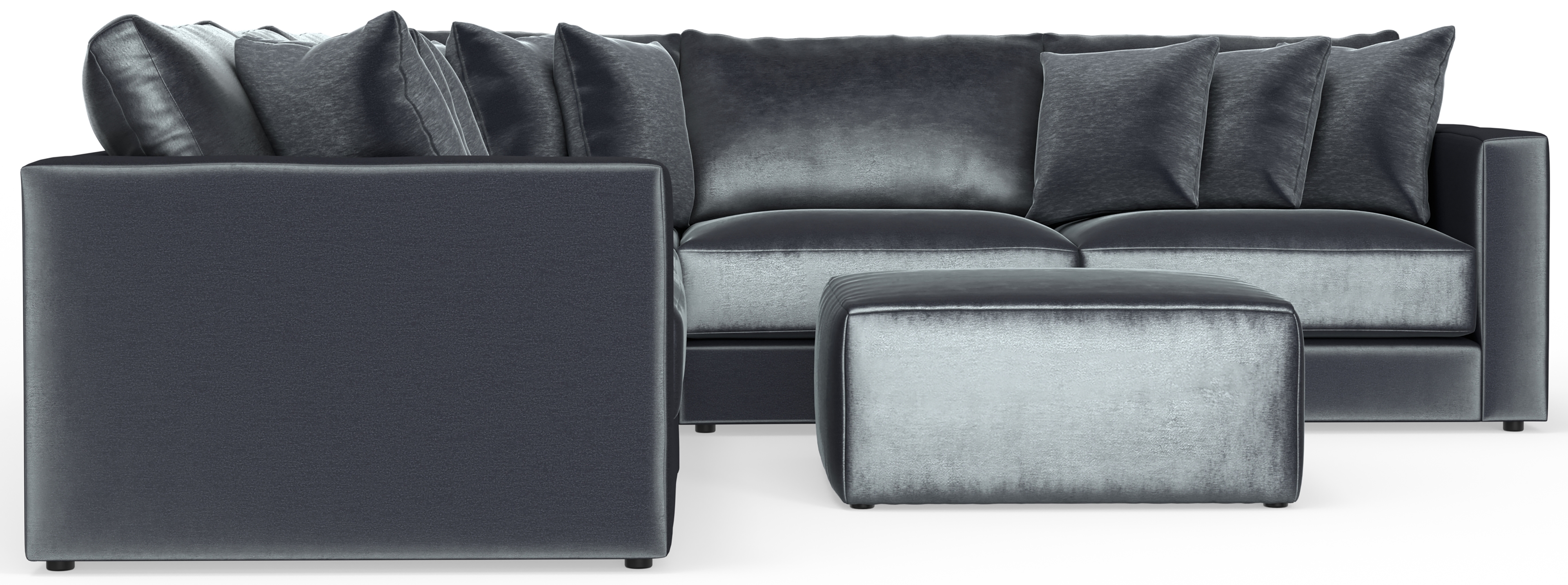 5-Piece Sectional Sofa with Cocktail Ottoman