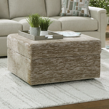 Contemporary Storage Ottoman with Lift Top