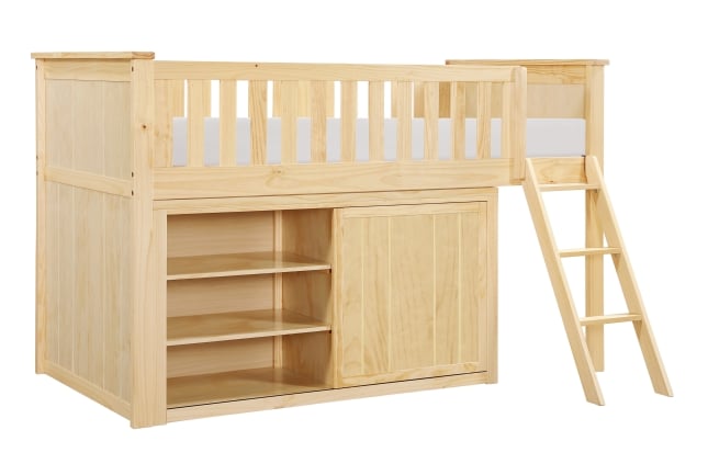 Homelegance Bartly Twin Low Loft Bunk