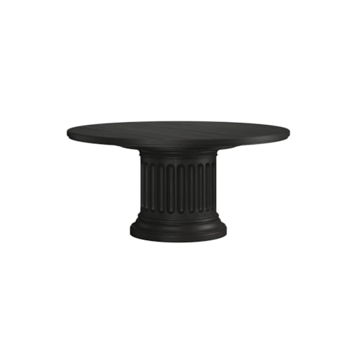 Traditional Round Dining Table with Pedestal Base