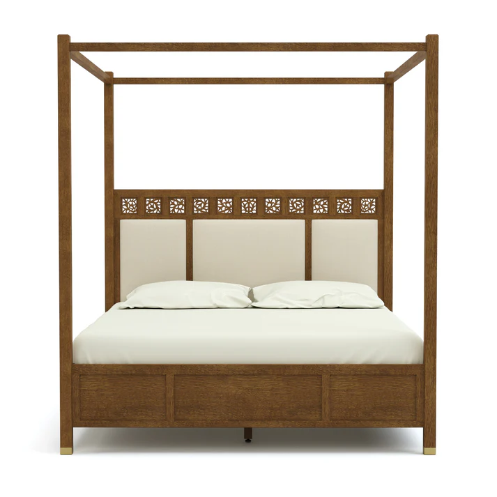 Surrey Hills King Upholstered Poster Bed