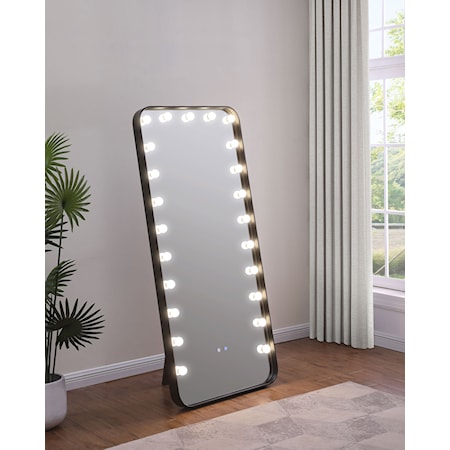 32 x 71 Inch LED Standing Mirror w/ Speakers