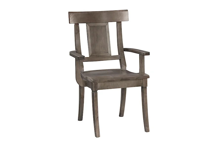 BenchMade Arm Chair by Bassett at Esprit Decor Home Furnishings