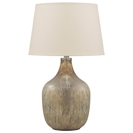 Mari Gray/Gold Finish Table Lamp