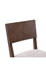 Liberty Furniture Cascade Falls Contemporary Panel Back Side Chair with Upholstered Seat