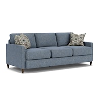 Contemporary Sofa with Track Arms