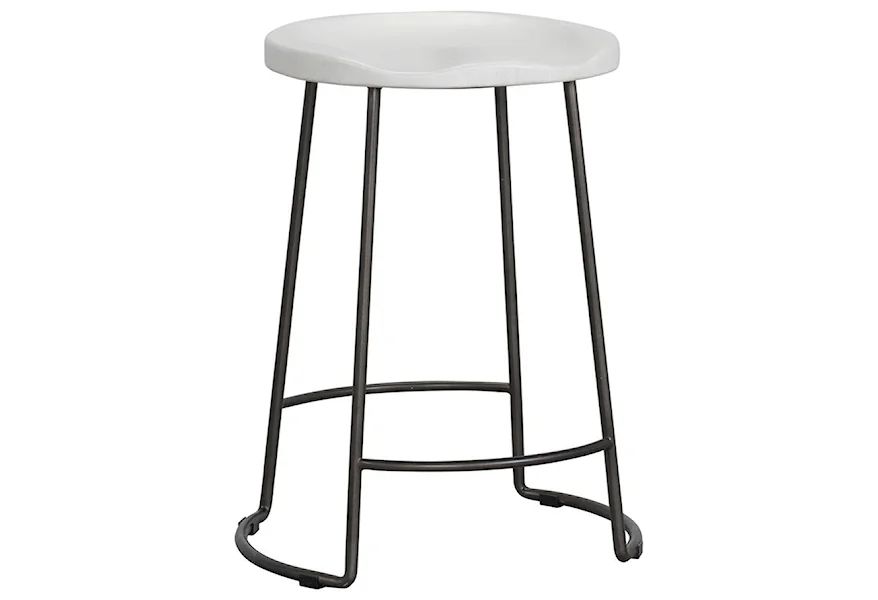Modern Farmhouse Reid Counter Stool by Universal at Mueller Furniture