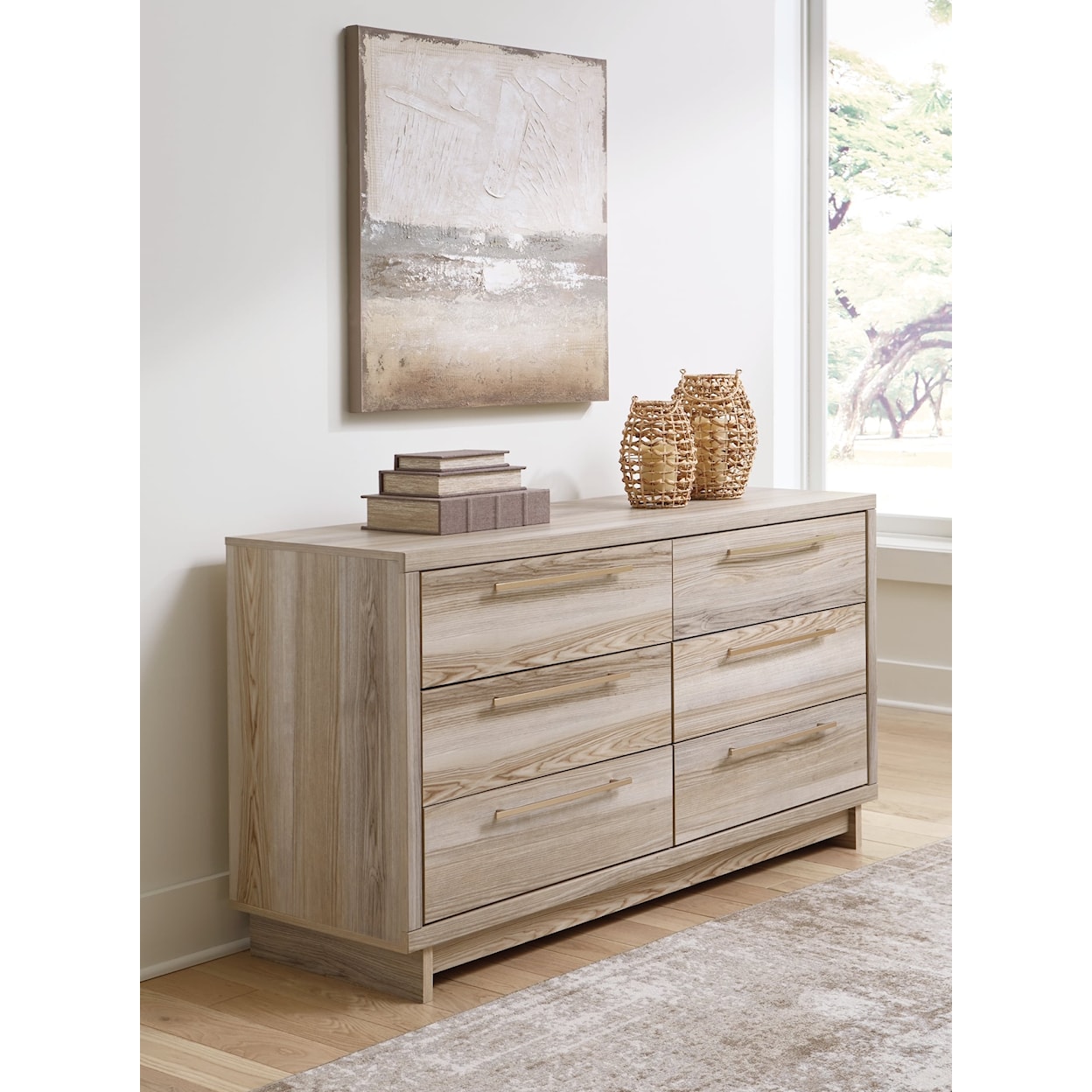 Ashley Furniture Signature Design Hasbrick 6-Drawer Dresser