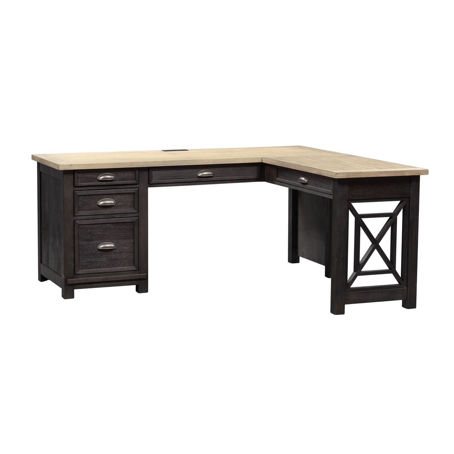 transitional l shaped desk