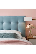 Modway Lily Biscuit Tufted Twin Performance Velvet Headboard