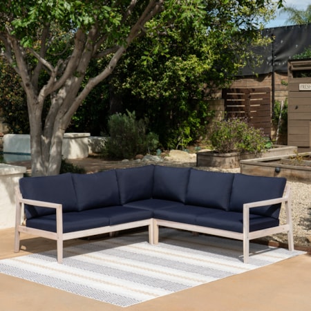 3-Piece Outdoor Sectional Sofa