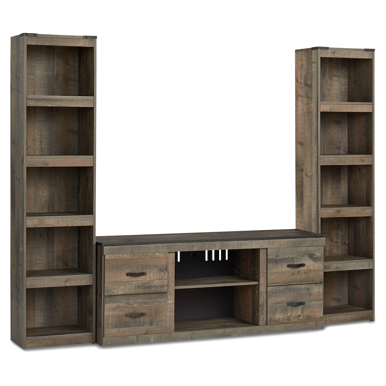 Signature Design by Ashley Trinell 3-Piece Entertainment Center