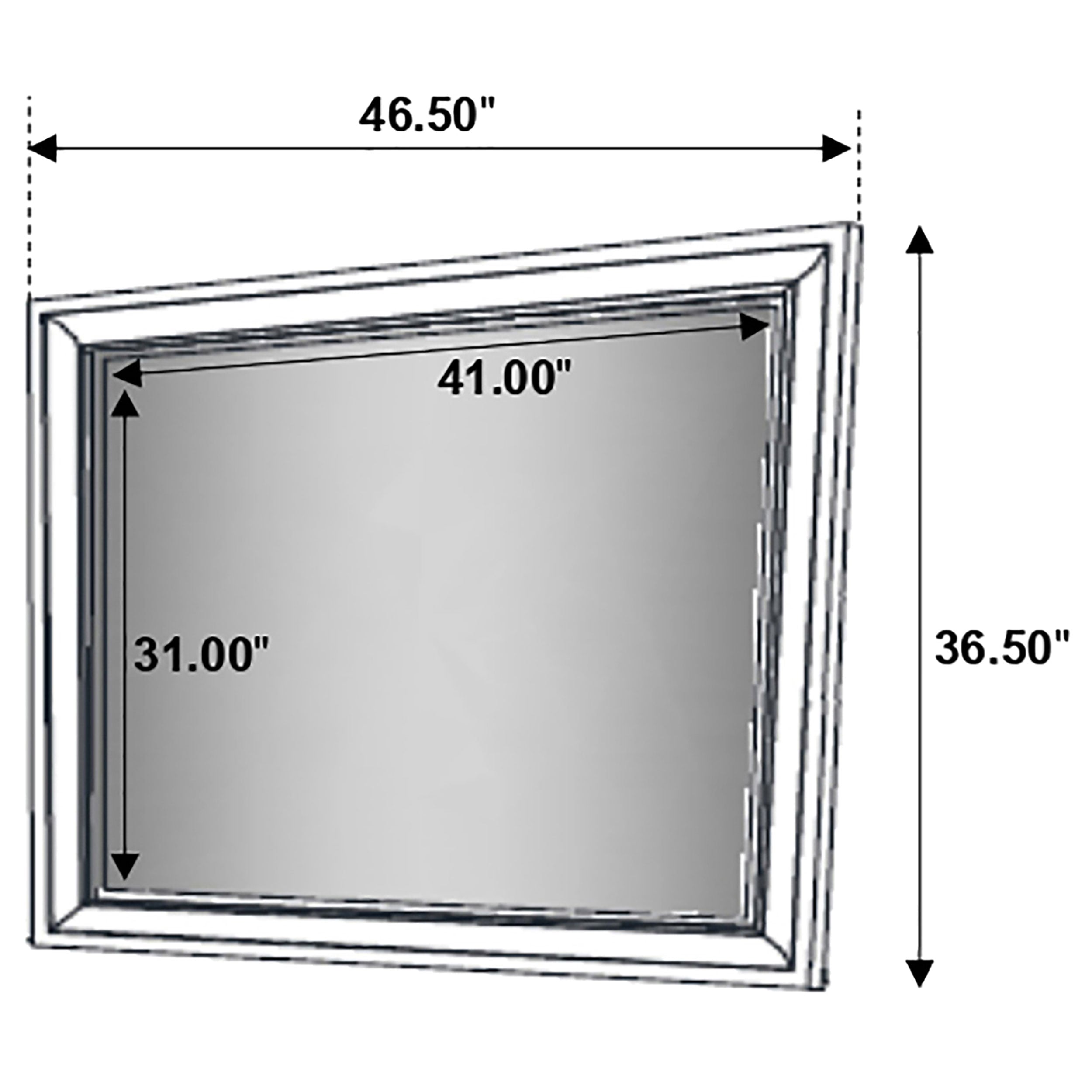 MIRANDA WHITE MIRROR |