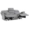 Homelegance Furniture Sherbrook Dual Power Reclining Sofa