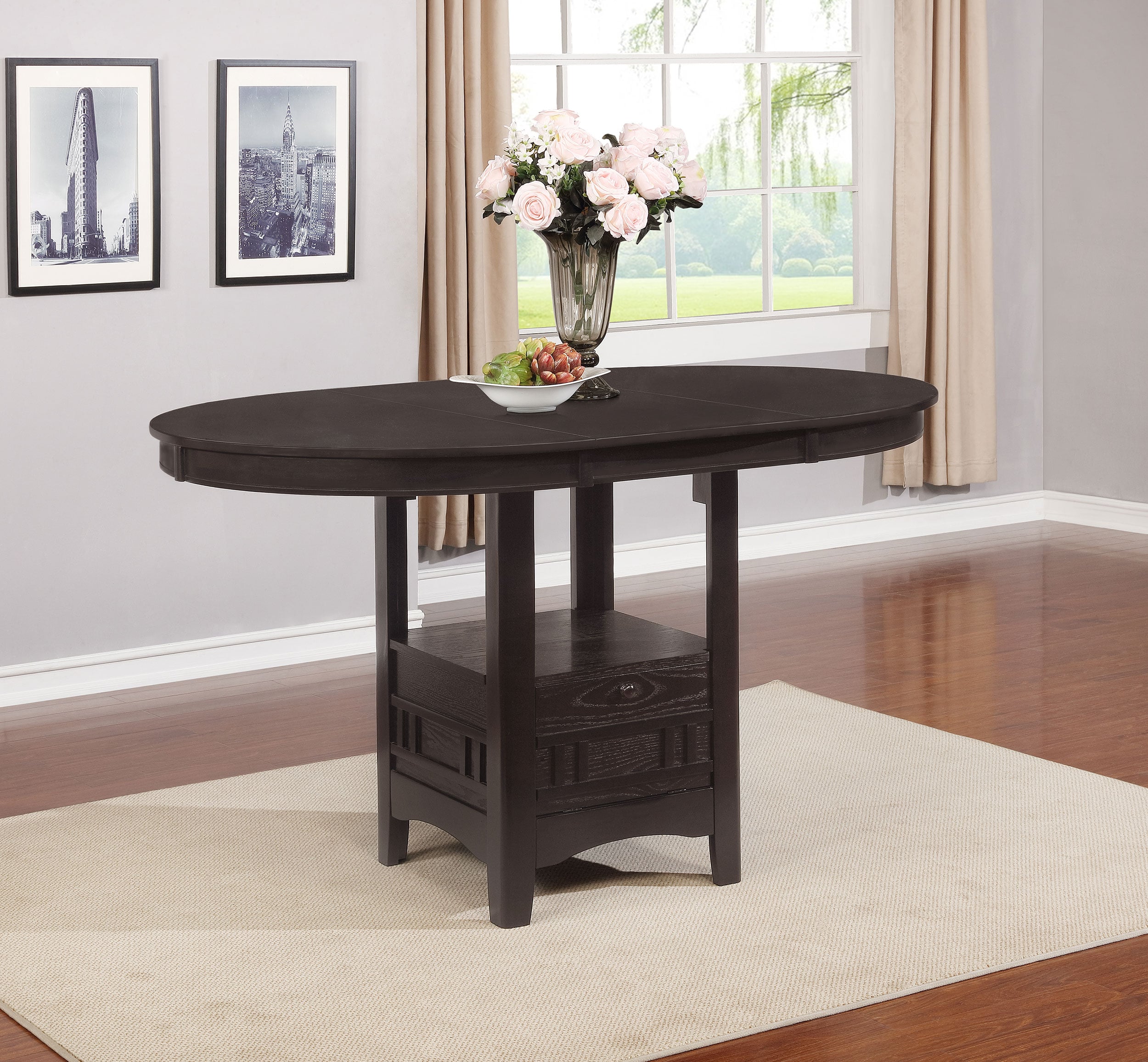 60-inch Extension Counter Dining Table