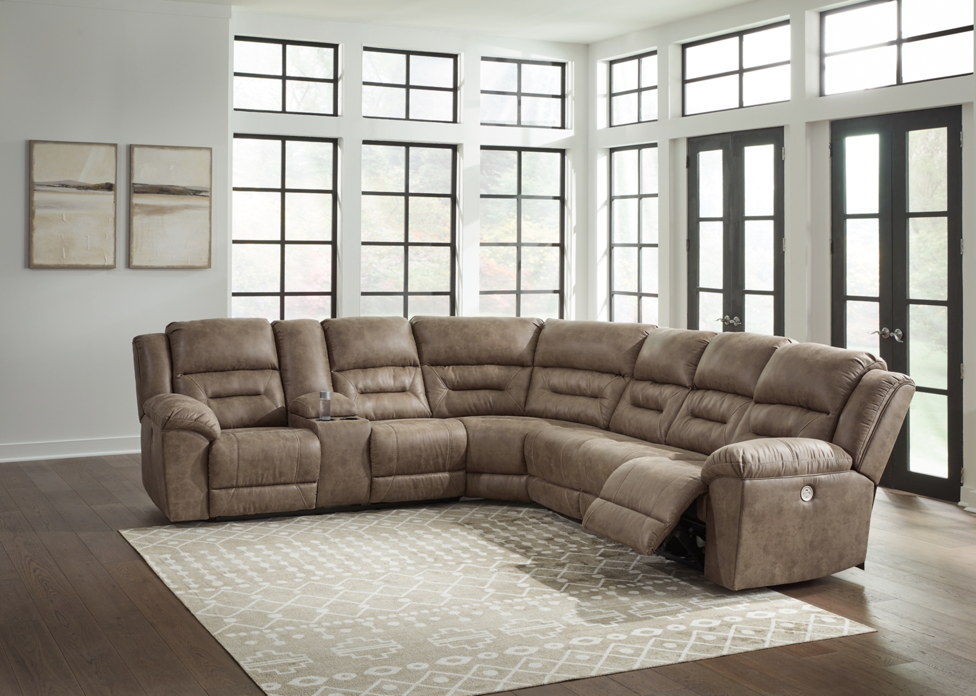 Power Reclining Sectional Sofa