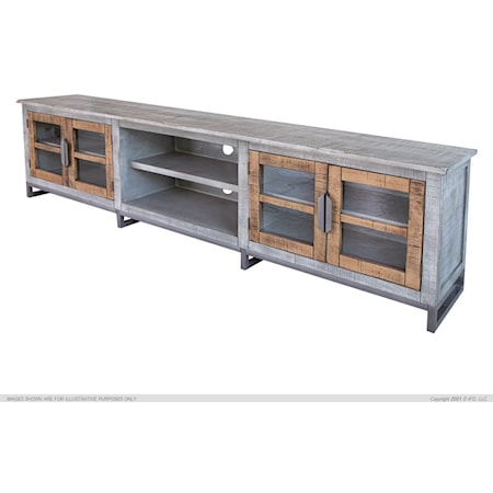 93-Inch TV Stand with Storage