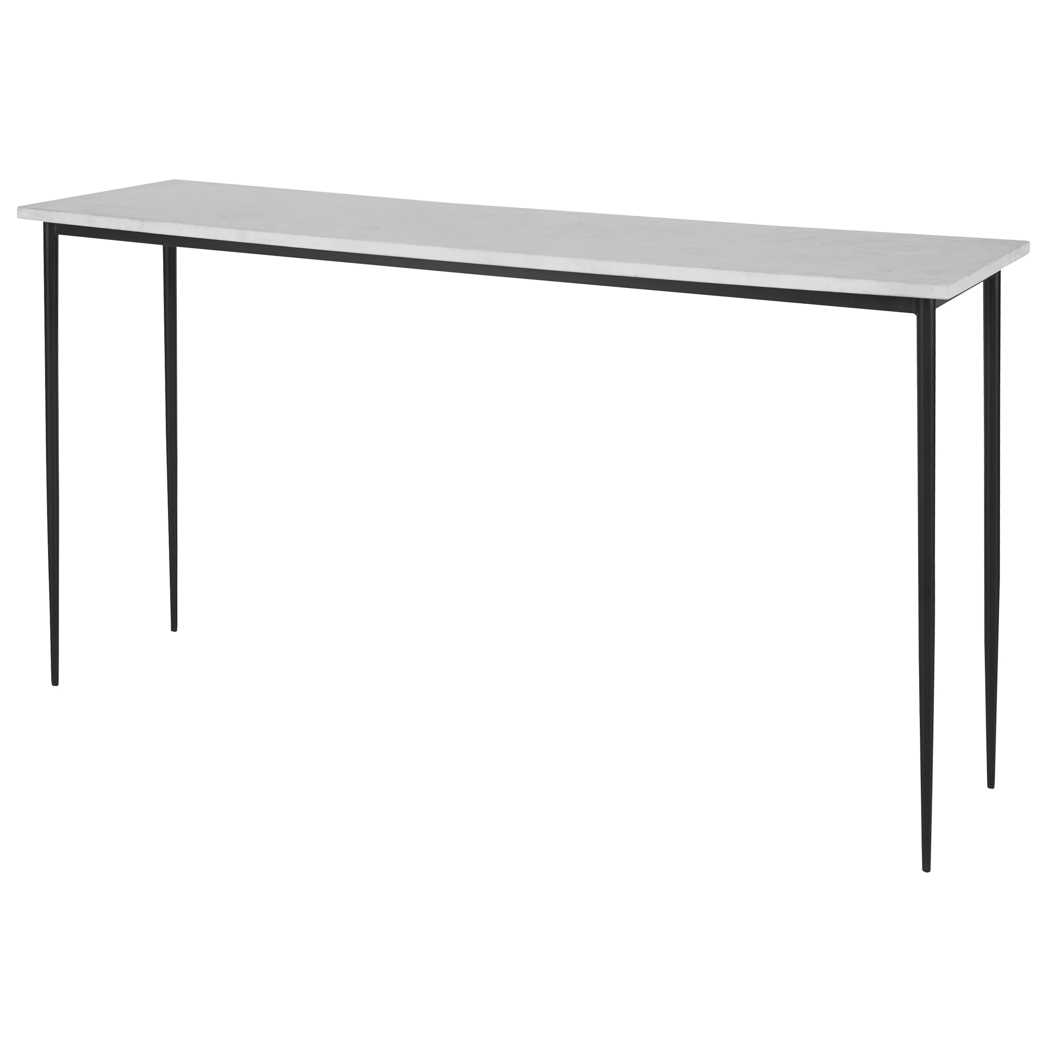 Uttermost Nightfall Nightfall White Marble Console Table