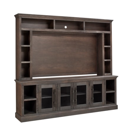 97" Console Table with Hutch