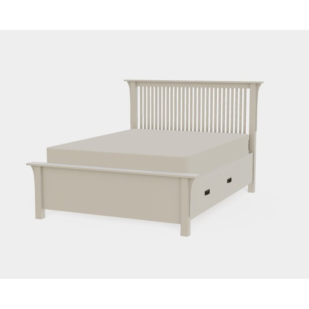 Mavin American Craftsman AMC Queen Right Drawerside Spindle Bed