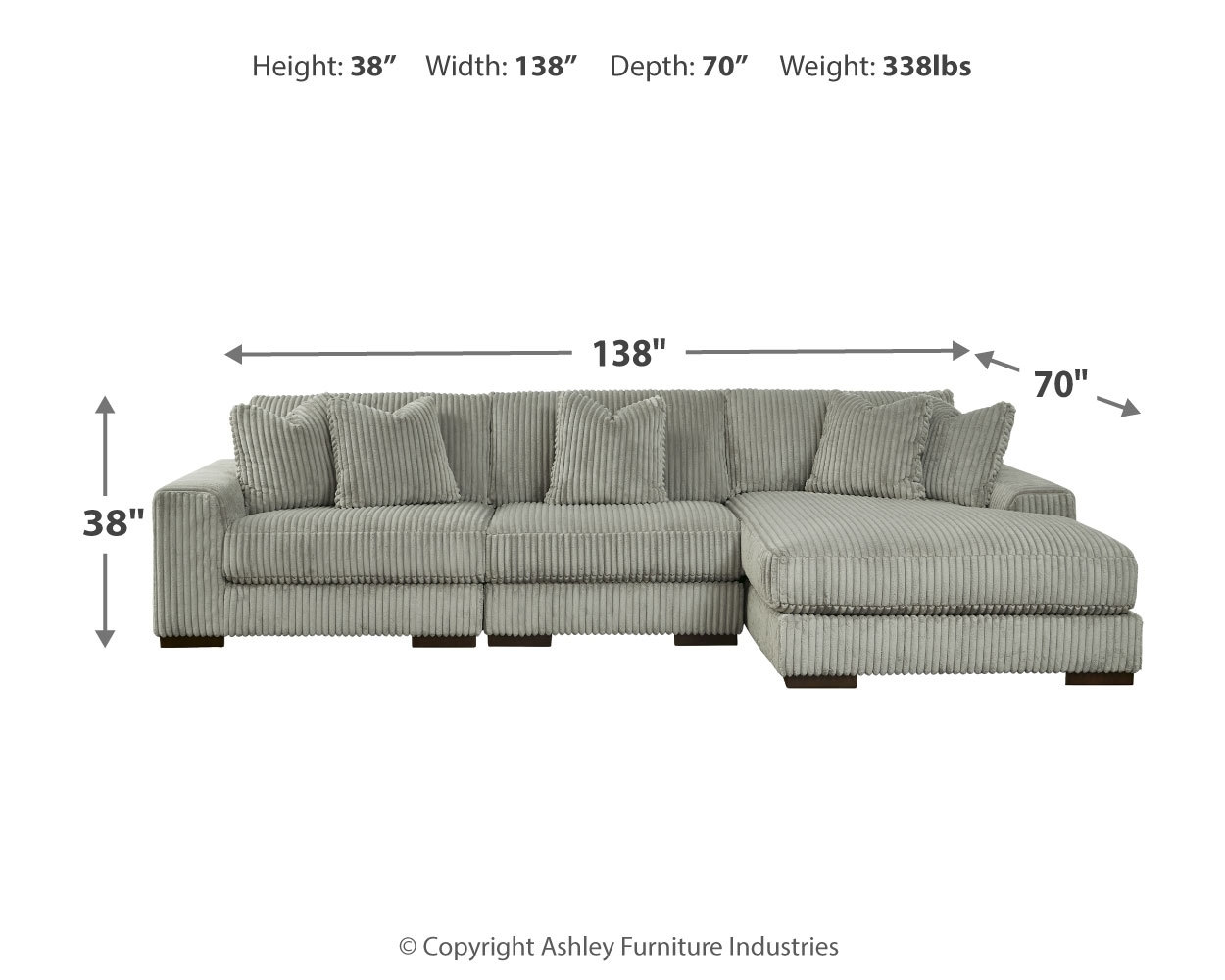 Signature Design by Ashley Lindyn Sectional And Chair