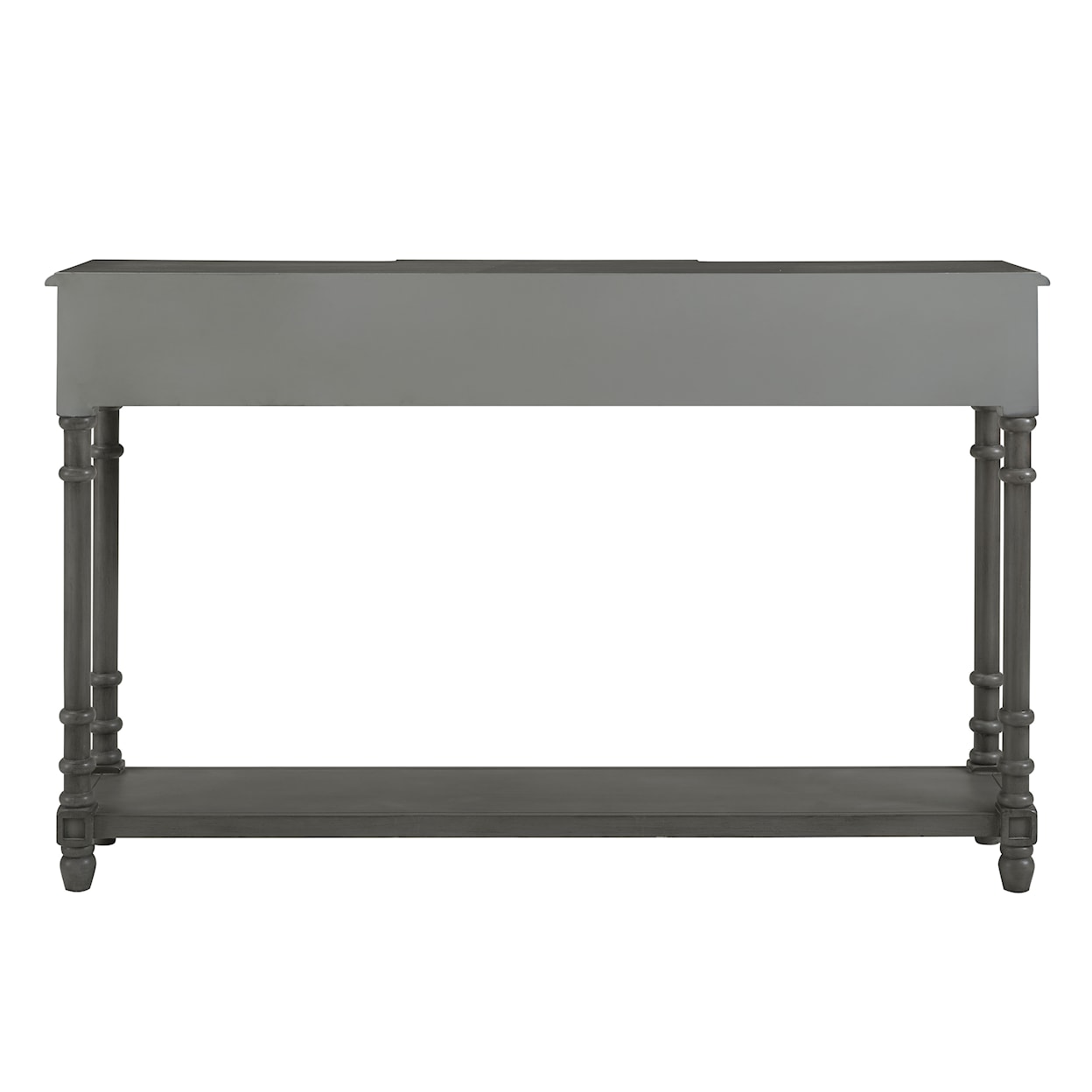 Accentrics Home Accents Distressed Grey Entryway Console